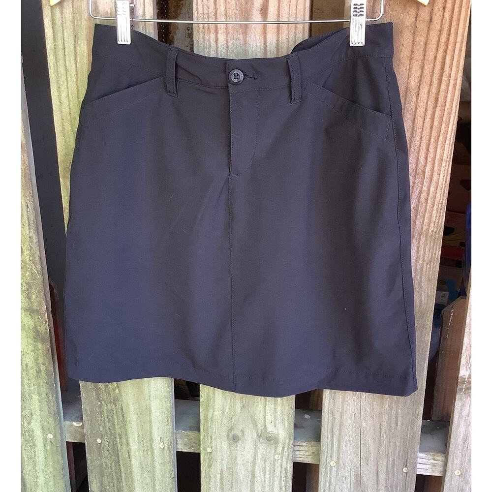 Eddie Bauer Travex Black Athletic Hiking Ouitdoor Travel Pockets Skort  Size 4